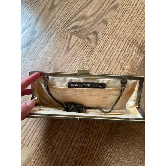 BANDOLINO Cream Ivory Crossbody Clutch - Picture 9 of 10